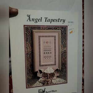 Just Nan Angel Tapestry Cross Stitch Pattern Booklet Christmas Holiday
